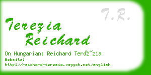 terezia reichard business card